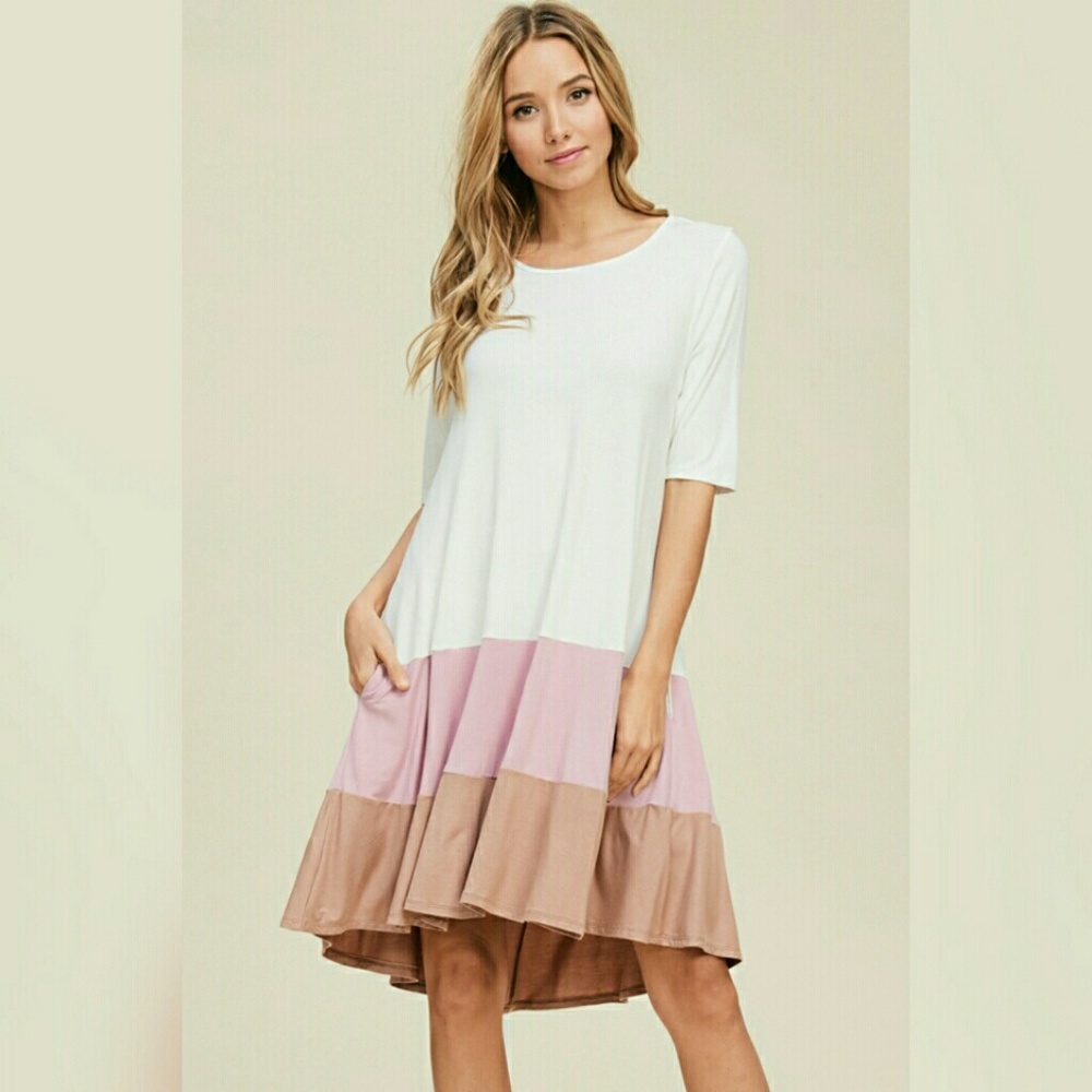 Color block dress - Picture 2 of 3